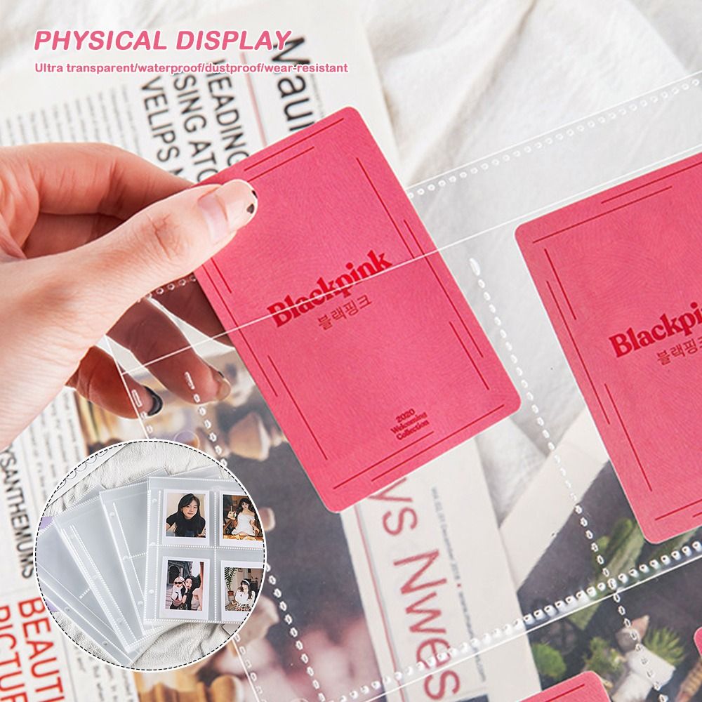10PCS Transparent A4 Kpop Phot - Binder A4 Lever 评论和价格