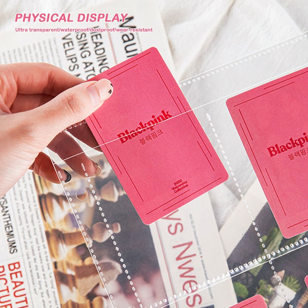 10PCS Transparent A4 Kpop Phot - Binder A4 Lever 评论和价格