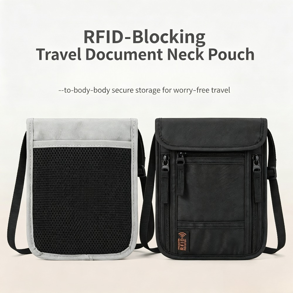 Travel Neck Wallet, RFID Block - Index Card Holder 评论和价格